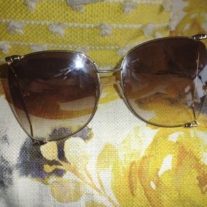 Gucci metal frame sunglasses